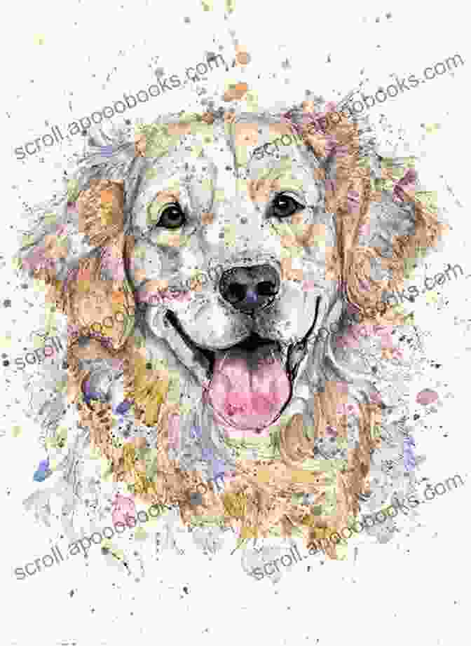 183 Watercolor Dog Cross Stitch Book Cover Featuring A Vibrant Watercolor Painting Of A Playful Golden Retriever Puppy Counted Cross Stitch Pattern: Watercolor Dog #117 Yorkshire Terrier: 183 Watercolor Dog Cross Stitch