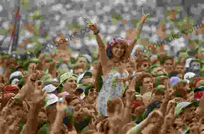 A Crowd Of People At The Woodstock Music Festival The Reading Festival : Music Mud And Mayhem : The Official History