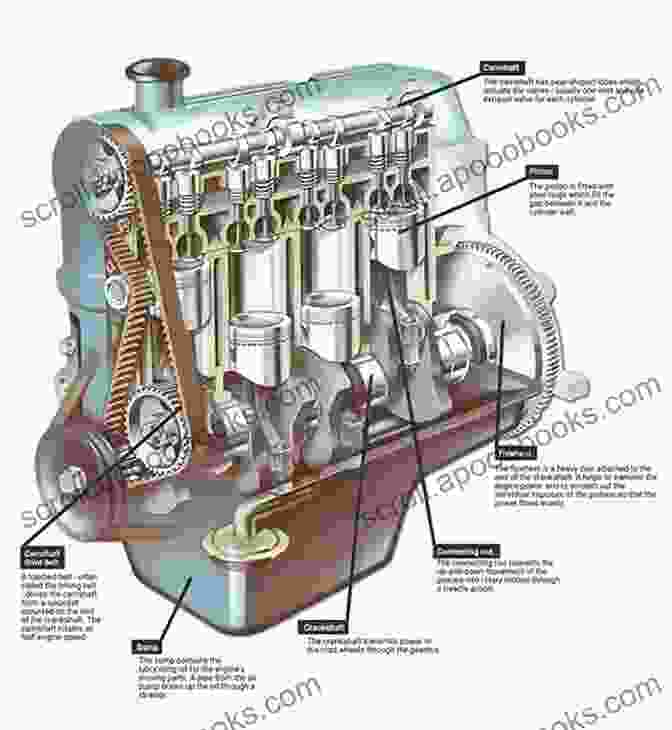 A Detailed View Of An Engine, Highlighting Its Components And Workings. Beginners Auto Repair How To Guide: Save Money On Auto Repairs