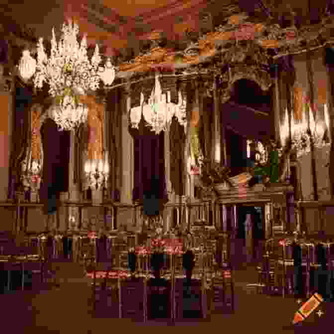 A Dimly Lit Photograph Of The Grand Ballroom, Its Once Opulent Decor Now Faded And Dusty, With A Faint Ethereal Glow Emanating From The Center Of The Room House Of Secrets (1956 1978) #125 Stephanie Bell