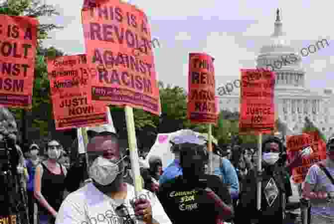 A Large Crowd Of People Marching In Protest With Signs And Banners. Signs Of Resistance: A Visual History Of Protest In America