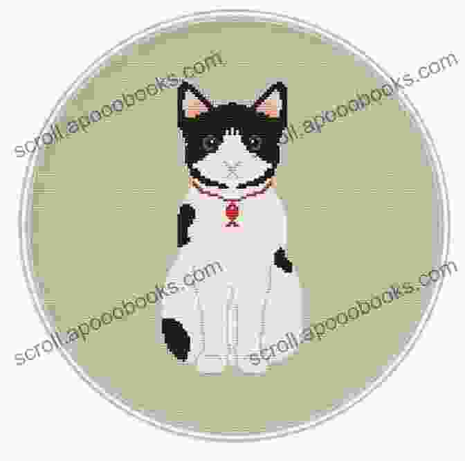 A Modern Counted Cross Stitch Pattern Of A Cute Cat More Than 101 Kawaii Cross Stitch Patterns: Modern Counted Cross Stitch Patterns Easy Cute Designs For Beginners Themes (Animals Creatures Nature Christmas Valentine Halloween Drinks Food)