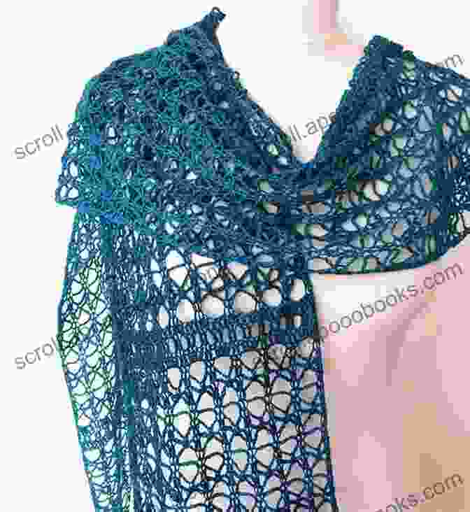 A Photo Of A Delicate Crocheted Lace Shawl With Intricate Patterns Learn To Needle Felting: Detail Tutorials For Beginners With Simple Patterns: Needle Felting Projects