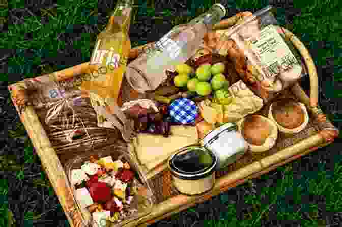 A Picnic Basket Filled With Food And Drinks Let S Have A Picnic Set: Plastic Canvas Pattern