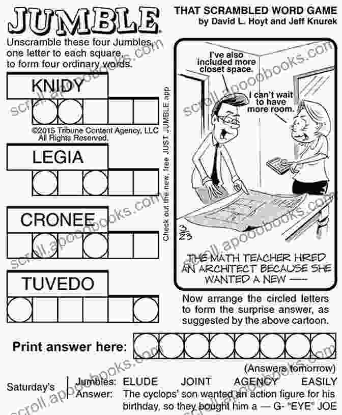 A Sample Riddle From The Book, Featuring A Jumbled Word Puzzle The Joker Presents: A Puzzlebox (2024 ) #3