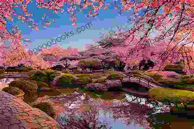 A Serene Image Of A Japanese Garden With Cherry Blossoms, Evoking The Essence Of Haiku Poetry Haiku 101 Jeffrey Benson