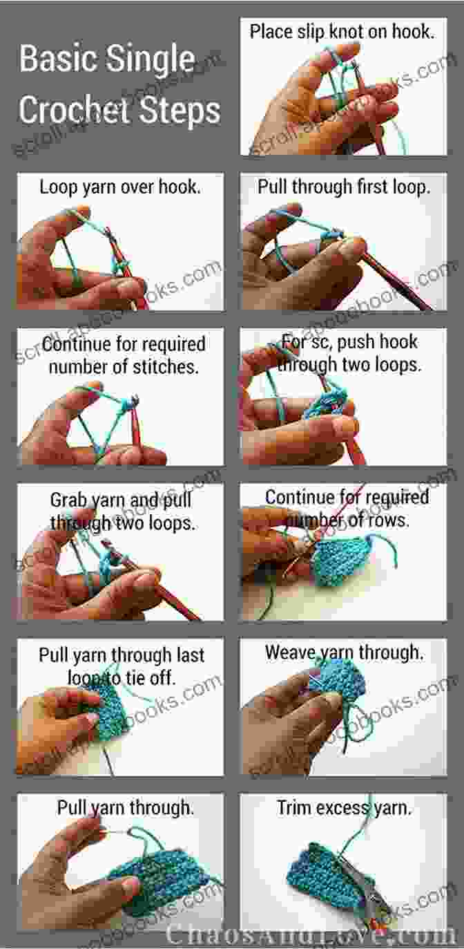 A Series Of Images Demonstrating The Step By Step Process Of Basic Crochet Stitches, Including The Single Crochet, Double Crochet, And Slip Stitch, Forming The Cornerstone Of Crochet. How To Crochet Stuff For Baby: Fast Crochet Stitch Tutorial: Baby Tutorial Crochet