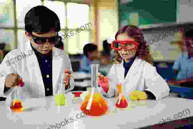 A Student Engrossed In A Captivating Science Experiment. The Art Of Teaching: A Guide For Training Our Children In Krsna Consciousness