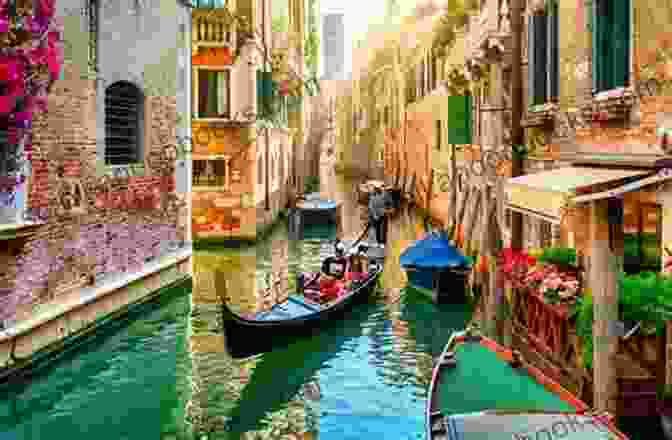 A Vibrant Depiction Of A Street Scene In Venice, With Gondolas Plying The Canals And People Of Various Backgrounds Interacting. The Merchant Of Venice: The Hidden Astrologial Keys (Shakespeare And The Stars)