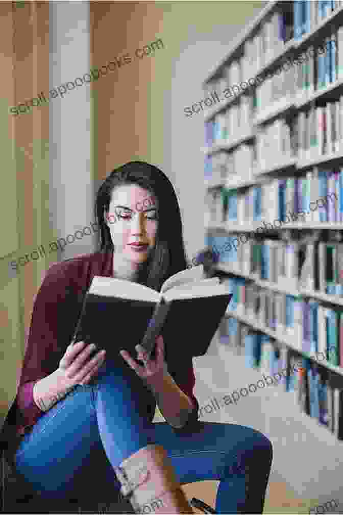 A Young Woman Reading A Book In A Library The Liz Taylor Ring: A Novel