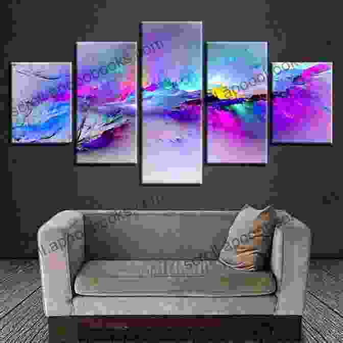 An Abstract Plastic Canvas Wall Hanging In Vibrant Colors Amazing Scenes 11: In Plastic Canvas (Amazing Scenes In Plastic Canvas)