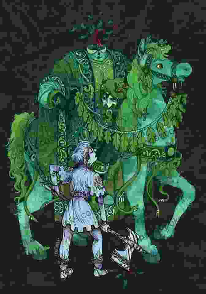 An Illustration Of Sir Gawain Facing The Green Knight Sir Gawain And The Green Knight (MAXNotes Literature Guides)