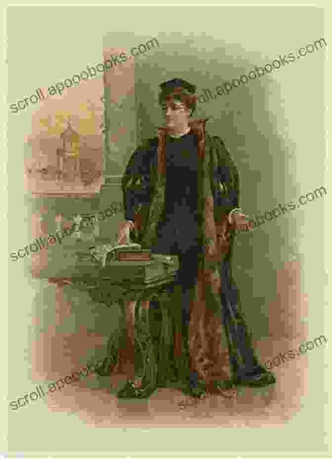 An Illustration Portraying Portia, Disguised As A Male Lawyer, Standing Before The Court, Delivering Her Powerful The Merchant Of Venice: The Hidden Astrologial Keys (Shakespeare And The Stars)