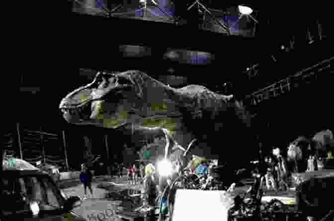 Animatronic Dinosaur On A Movie Set Nick And Tesla S Special Effects Spectacular: A Mystery With Animatronics Alien Makeup Camera Gear And Other Movie Magic You Can Make Yourself