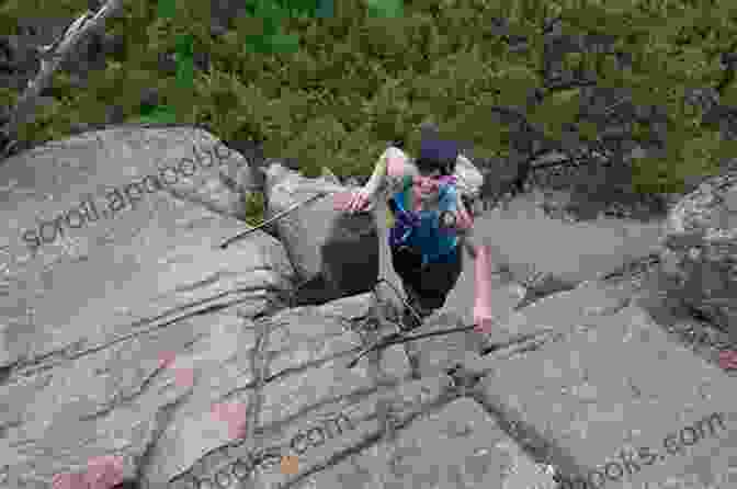 Beehive Loop Trail A Hiker Clinging To An Iron Rung On The Beehive Loop Trail Acadia National Park: Planning Guide