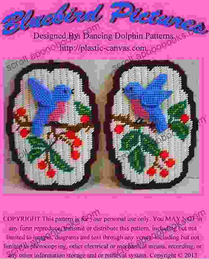 Bluebird Pictures Plastic Canvas Pattern Example Bluebird Pictures: Plastic Canvas Pattern