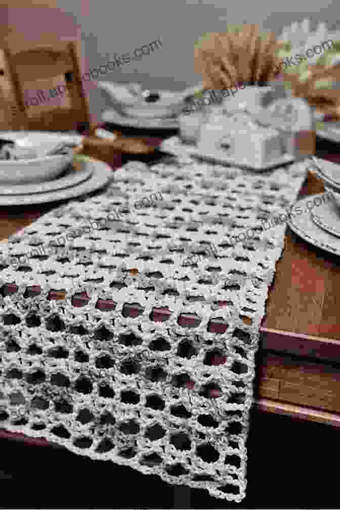 Close Up Of A Lace Crochet Table Runner Lace Crochet Table Runner Crochet Lace lies Digital Crochet Pattern Crochet Motif Runner Crochet Tablecloth