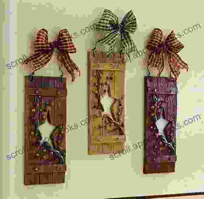 Colorful And Intricate Primitive Wall Hangings Made From Plastic Canvas Primitive Wall Hangings: In Plastic Canvas