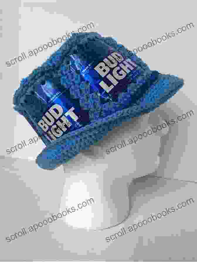 Crochet Beer Can Hat Adorned With Beads And Flowers Beer Can Hat Soda Can Hat Crochet Pattern