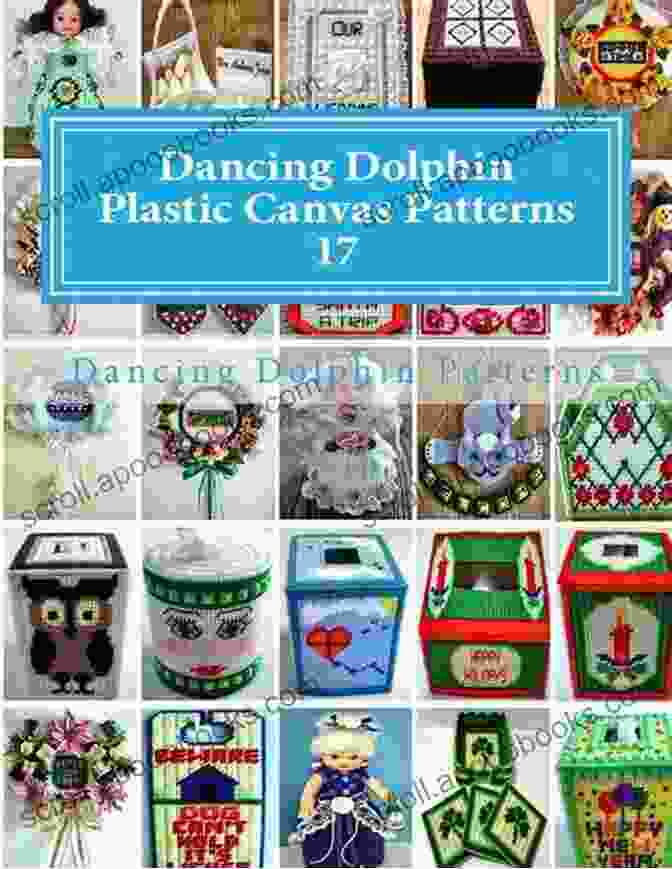 Dancing Dolphin Plastic Canvas Pattern: Colorful And Intricate Dancing Dolphin Plastic Canvas Patterns 9