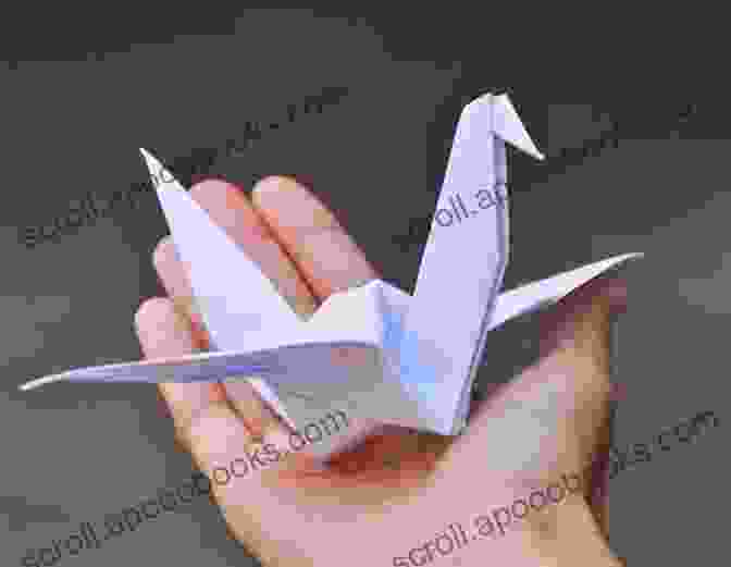 Delicate Paper Crane Symbolizing Hope And Resilience Paper Valentine Brenna Yovanoff