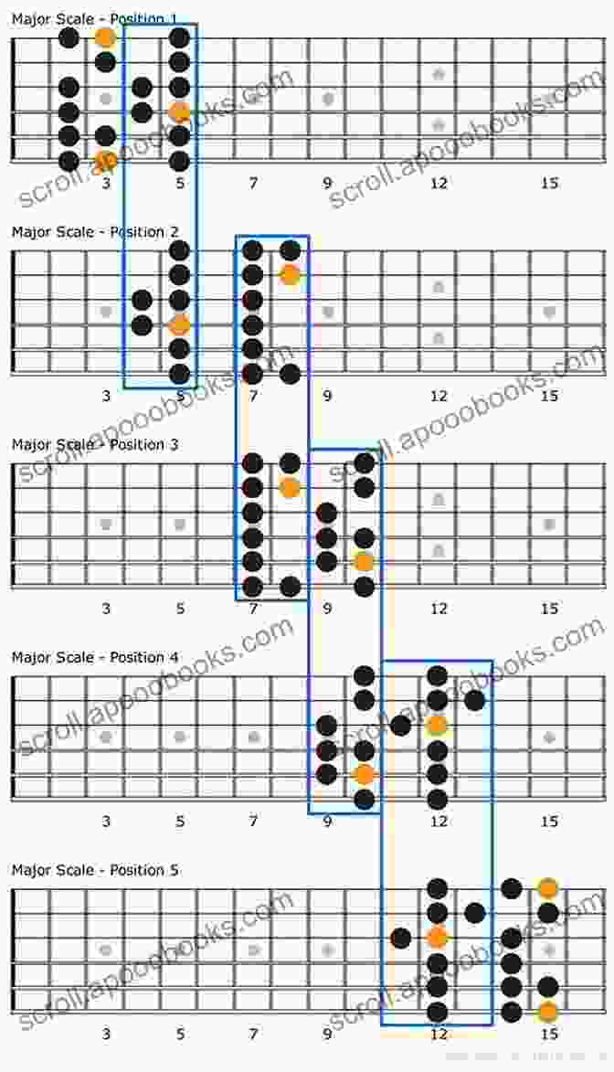 Diagram Of The Major Scale On A Guitar Fretboard The Ultimate Scale (GUITARE)