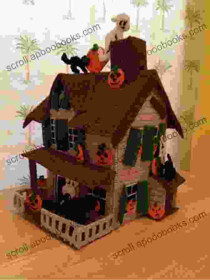 Finished Halloween Time Haunted House Project Halloween Time Haunted House: Plastic Canvas Pattern