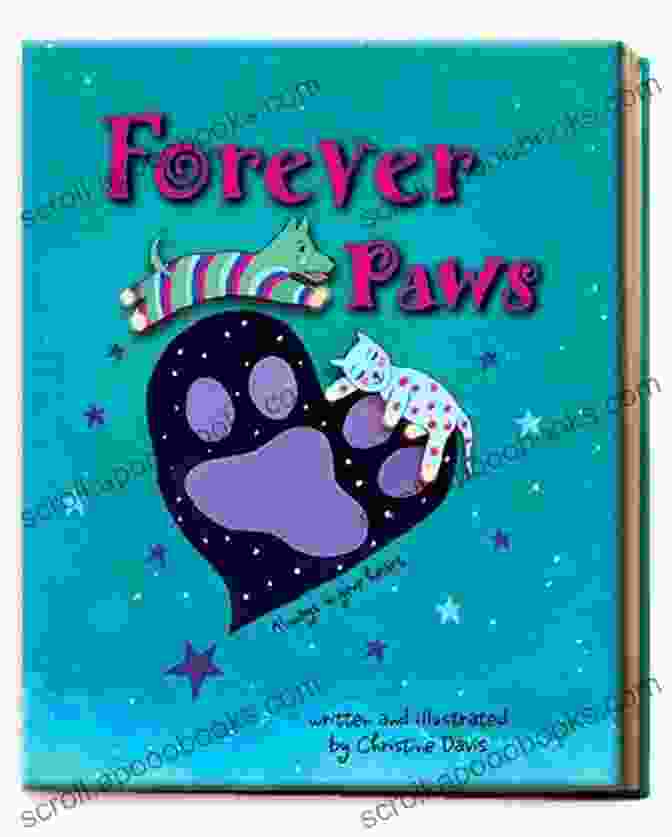 Forever Paws Book Cover Featuring A Golden Retriever And A Woman's Hands Holding Paws Forever Paws Christine Davis