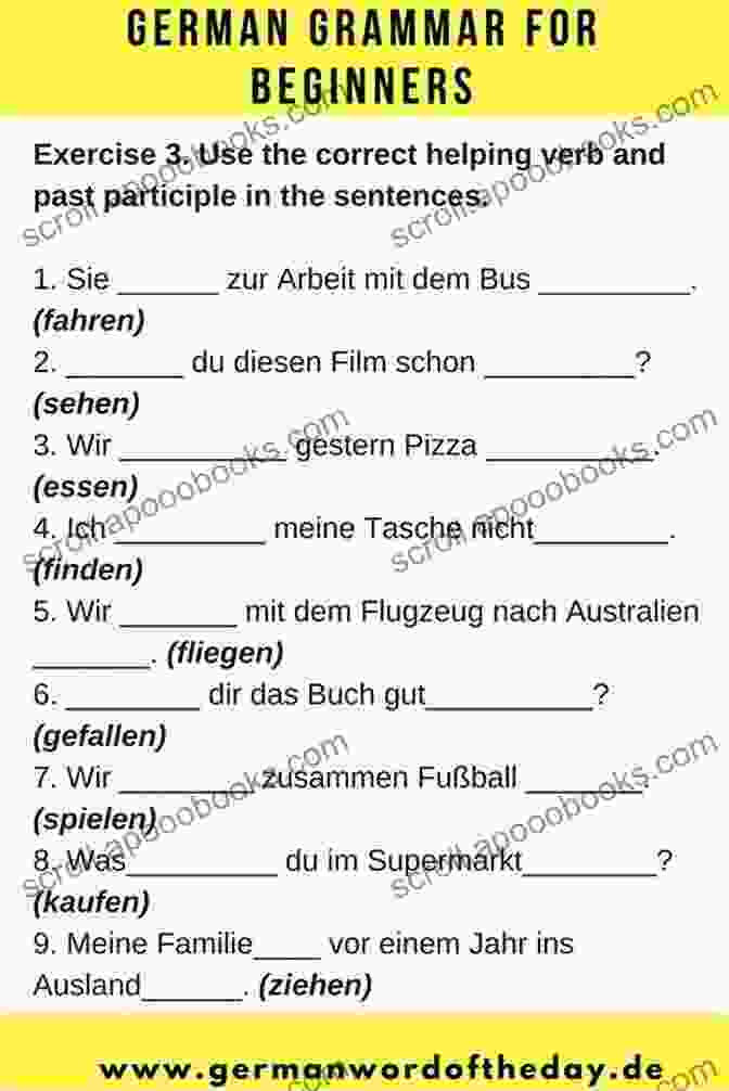 German Practice Exercises Getting Started With German: Beginning German For Homeschoolers And Self Taught Students Of Any Age