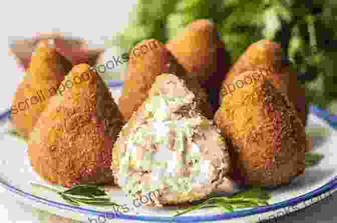 Golden Brown Coxinhas, Popular Brazilian Chicken Croquettes Celebrating Brazil : 10 Of Brazil S Top Recipes (Foreign Flavors 1)