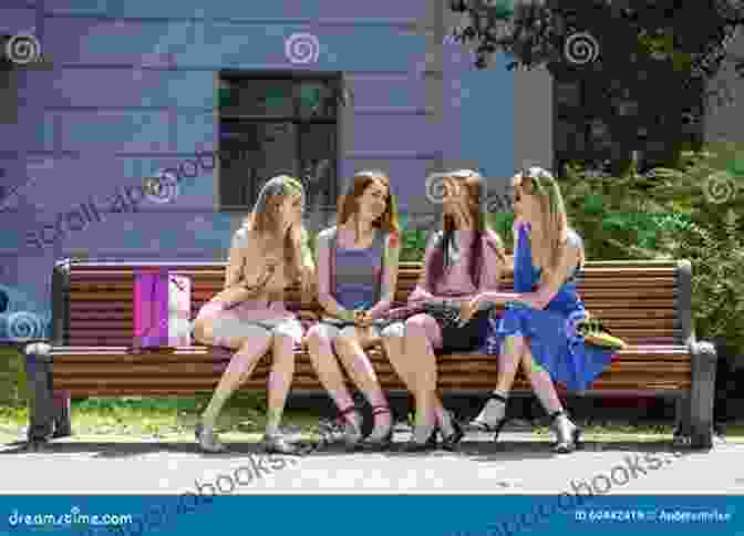 Group Of Women Sitting On A Bench, Surrounded By Lush Greenery, Their Expressions A Blend Of Intrigue And Uncertainty Summer On Sag Harbor: A Novel (Summer Beach 2)