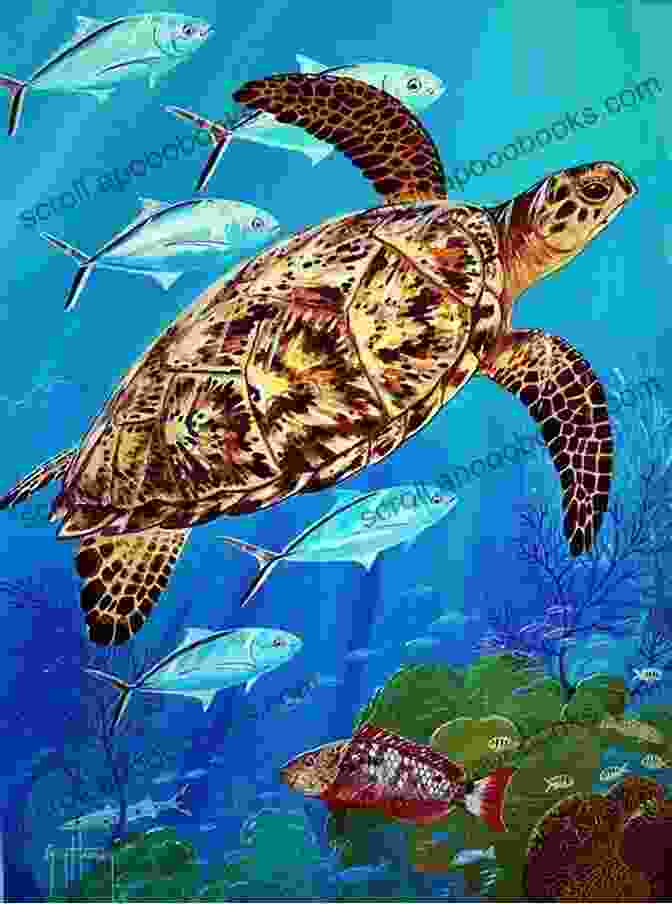 Guy Harvey Painting Of A Sea Turtle Guy Harvey S Underwater World Guy Harvey