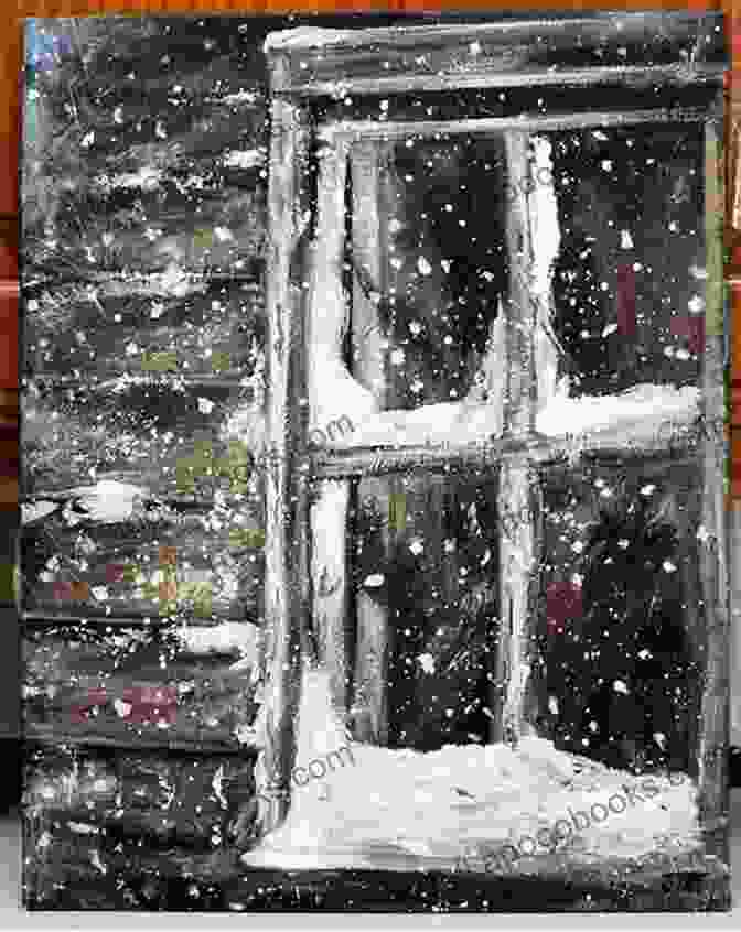 Intricate Plastic Canvas Window Decoration Depicting A Snow Covered Village Christmas 9: In Plastic Canvas (Christmas In Plastic Canvas)