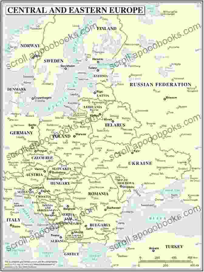 Map Of Central And Eastern Europe Geopolitics Of Central And Eastern Europe In The 21st Century: From The Buffer Zone To The Gateway Zone (Studies In Politics Security And Society 37)