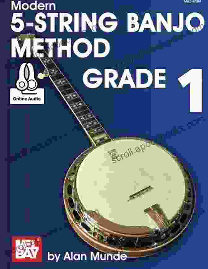 Modern String Banjo Method Grade Book Cover Modern 5 String Banjo Method Grade 1