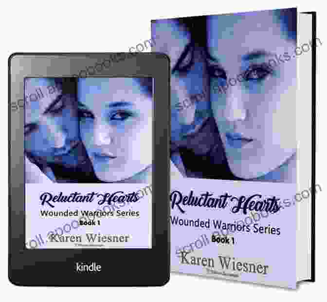 Reluctant Hearts Book Cover, Featuring Two People Standing Back To Back, Their Faces Obscured By Shadows Caged In Winter: An Opposites Attract Romance (Reluctant Hearts)