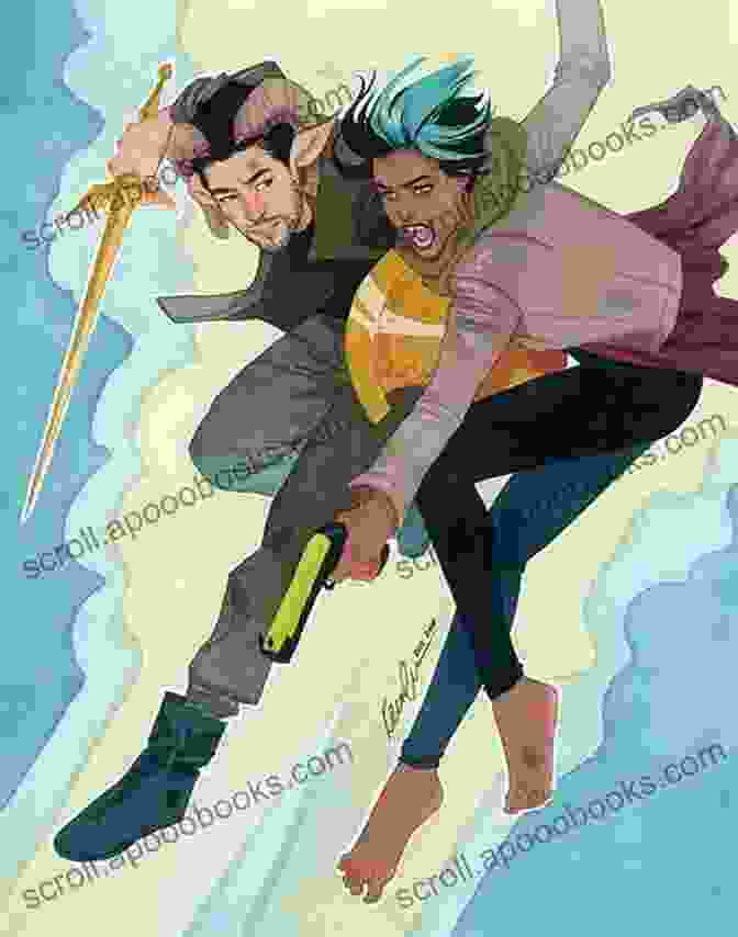 Saga #58 Cover, Featuring Marko And Alana Embracing Amidst A Celestial Backdrop Saga #58 Brian K Vaughan