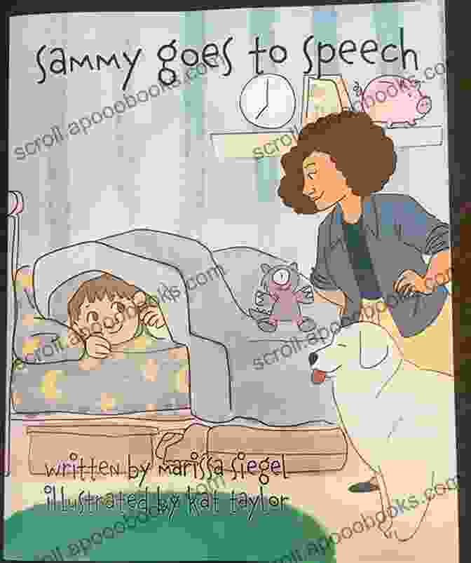 Sammy Goes To Speech Book Cover, Featuring A Young Boy With A Speech Bubble Above His Head Sammy Goes To Speech Michael Braun