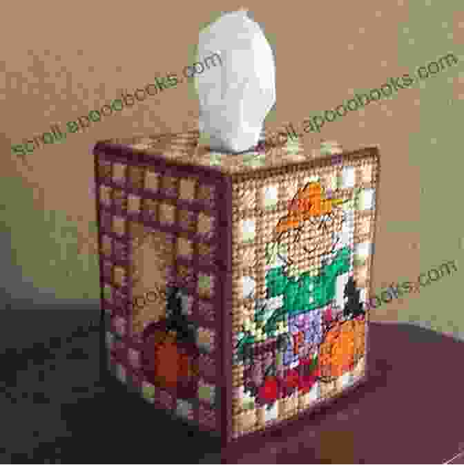 Thanksgiving Regular Tissue Box Cover Plastic Canvas Pattern Thanksgiving Regular Tissue Box Cover: Plastic Canvas Pattern