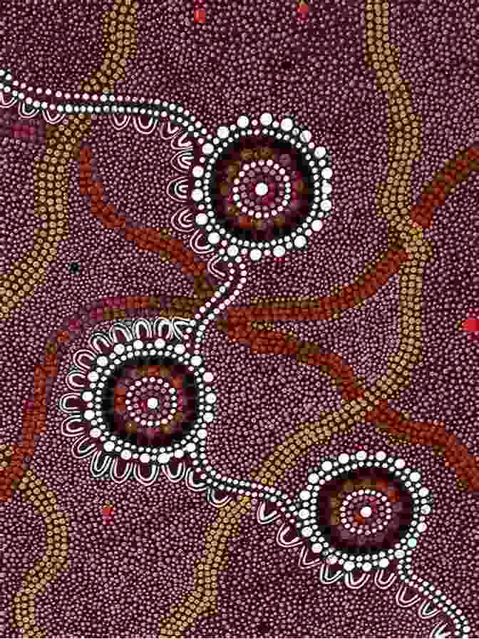 Vibrant Aboriginal Artwork Depicting Songlines And Ancestral Beings The Place Of Music In The Australian Aboriginals Way Of Life