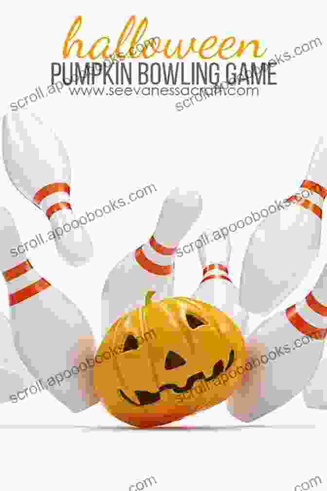 Vibrant Illustration Of Kids Bowling Pumpkins Shaped Like Halloween Characters Heroes A2Z #2: Bowling Over Halloween (Heroes A To Z A Funny Chapter For Kids)