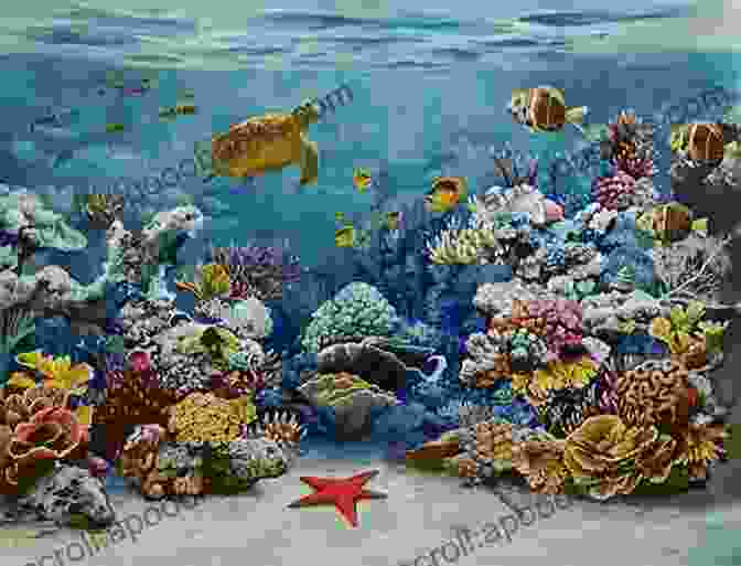 Vibrant Plastic Canvas Artwork Depicting An Underwater Scene With Marine Life, Coral Reefs, And Sea Creatures Underwater 21: In Plastic Canvas (Underwater In Plastic Canvas)