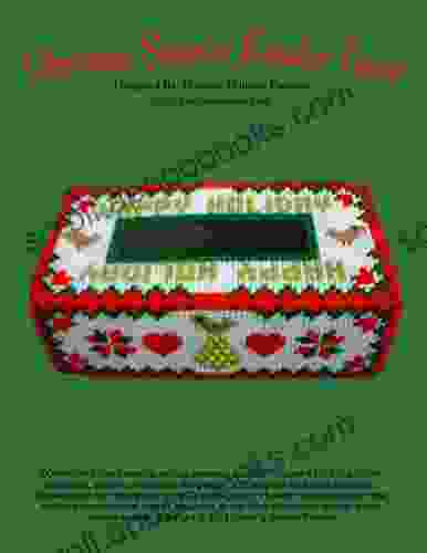 Christmas Sampler Regular Tissue Cover: Plastic Canvas Pattern