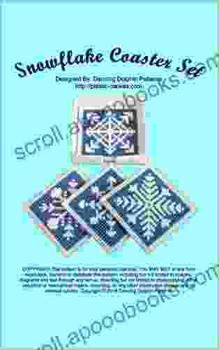 Snowflake Coaster Set: Plastic Canvas Pattern