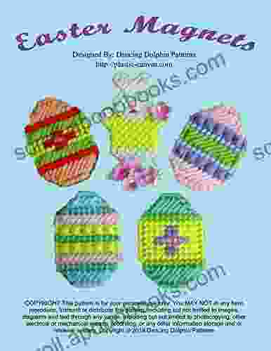 Easter Magnet Set: Plastic Canvas Pattern