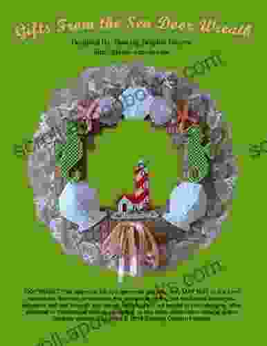 Gifts From The Sea Door Wreath: Plastic Canvas Pattern