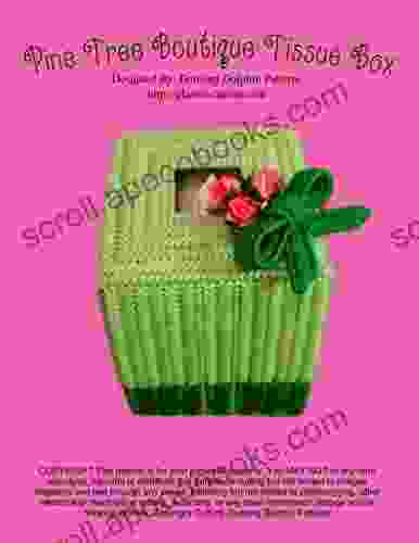 Pine Tree Boutique Tissue Box Cover: Plastic Canvas Pattern