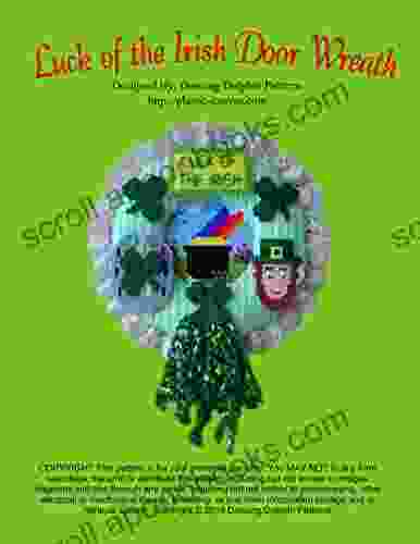 Luck Of The Irish Door Wreath: Plastic Canvas Pattern