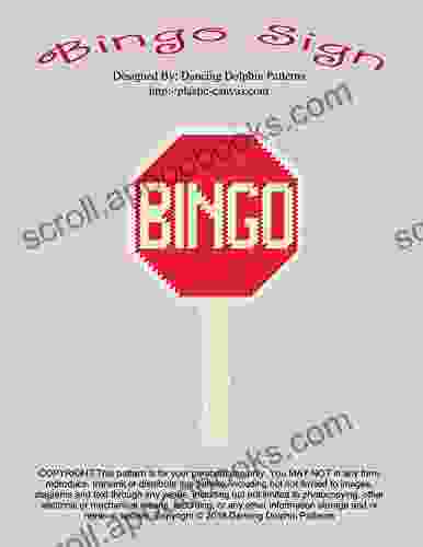 Bingo Sign: Plastic Canvas Pattern